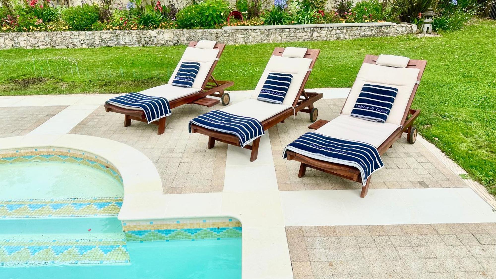 Chateau De Lafont Suites Saint-Vivien  エクステリア 写真