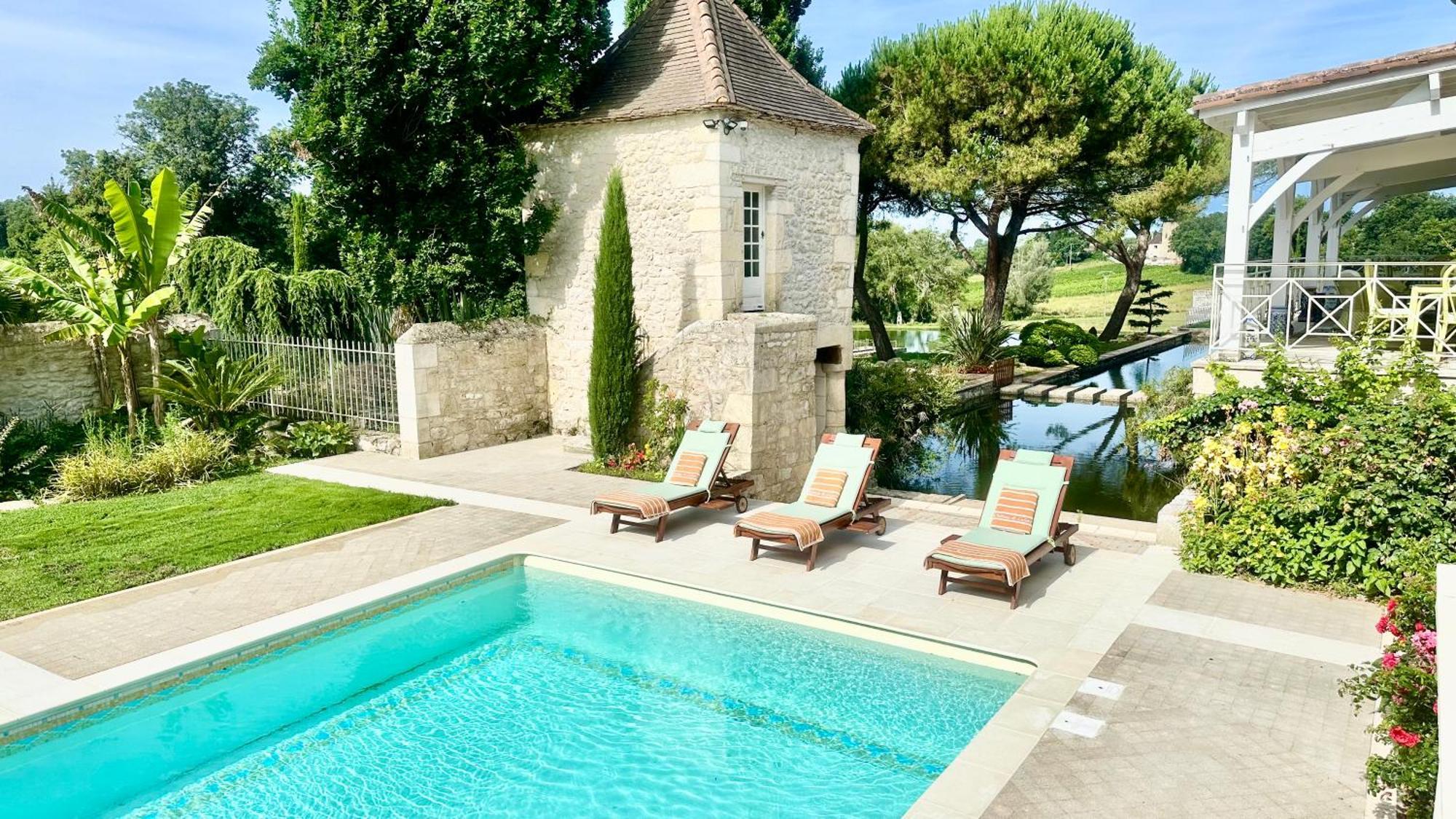 Chateau De Lafont Suites Saint-Vivien  エクステリア 写真